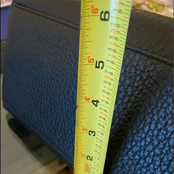 Kate Spade Navy Cream Pebble Leather Handbag - Picture 14 of 16